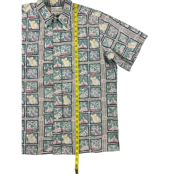 VTG Detrich Varez By Reyn‎ Spooner Men Short Sleeve Button Up Shirt Sz XL - Picture 2 of 6